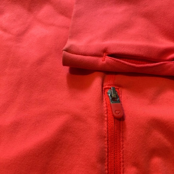 Gap Fit orange activewear zip up jacket medium - Picture 4 of 6